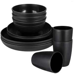 Dinnerware Sets 1 Set Camping Plates And Bowls Dinner Dorm Outdoor