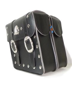 2 x borse da sella per motociclisti universali Accessori per motociclisti a destra Accessori per motociclisti in vetro Black Color8541562