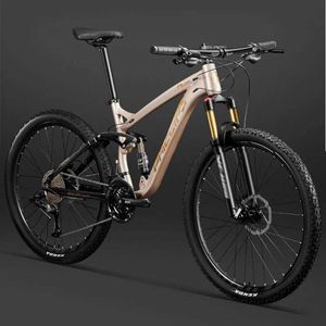 Bikes 24/26/27.5 inch Downhill Mountain Bike 27/30/33 Speed Soft Tail Bikes Dual Shock Absorber Mountain Bicycle Y240423