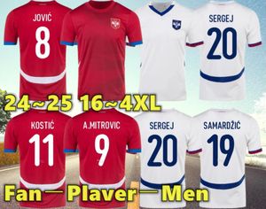 4xl New Cech Republic Soccer Maglie Svizzera in casa 24/25 Austria Red Blue White 2024 2025 Iceland Sports Football Shirts Sports Serbia Camisola Euro Cup