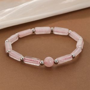 Strands 1PC Natural Gem Bracelet Crystal Bead Stone Bracelet Women's Weight Loss Bracelet Fatigue Relief Treatment Yoga