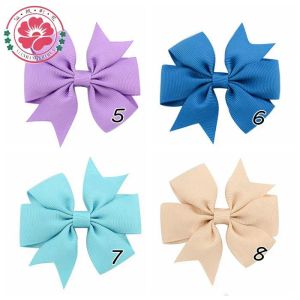 40 färger Kid Hair Bows Bloom Pin For Kids Girls Children Hair Accessories Baby Hairbows With Clips Flower 11 LL