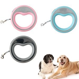 Leinen Hunde Leine Leine Leine Automatisch einziehbare Nylonkatze Bleiverlängerung Welpe Walking Running Lead Roulette für Hunde