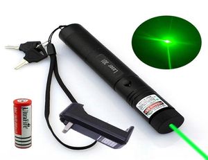 10 -mile Military Green Laser Pointer Pen 5 MW 532nm leistungsstarke Katze Toy18650 BatteryCharger276F5250144