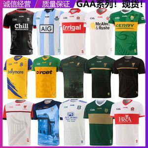 Men Jersey GAA Berlin Cork Derridilon Mioros Comanti Pereri Short Sleeve Commemorative Olive Shirt