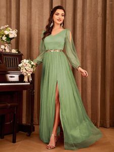Повседневные платья Mgiacy V-образное аппликационное аппликация Элегантное вечернее платье для бала платье подружки невесты.