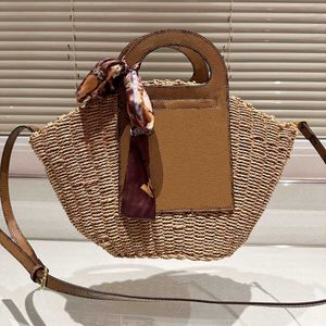 Tote Bag Designer Bag Women Handbag Luxury Shopping Bag Grass Woven Vegetable Basket Shoulder Bag Crossbody Bag Beach Totes Bag