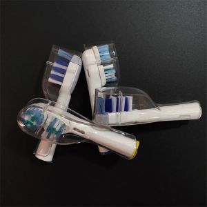 Głowice przezroczyste elektryczne głowice szczoteczki do zębów doustna B szczoteczka do zębów Podróż przenośne osłony ochronne plastikowe narzędzia do łazienki
