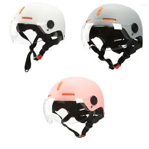 Motorcycle Helmets Get A Secure Fit With Our Adjustable Electric Bike Cycling Equipment Half