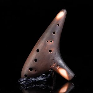 Strumento Professionista Ocarina 12 Hole vintage Alto 12 buche Fengya Ocarina Flauto 1pc