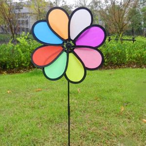 Garden Decorations Outdoors Wind Spinner Multi-Color Windmills Perfect Seasonal Decoration For