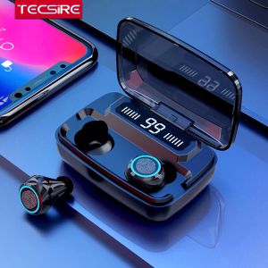 Ohrhörer Tecsire M11 Bluetooth Headset Wireless Ohrhörer TWS Earphone HiFi Stereo im Ohrschweißschutz mit Mikrofon