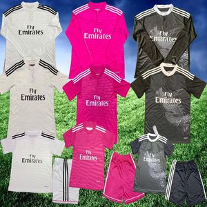 14 15 Realu Madryt Jersey Długie rękawice Modric James Benzema 2014 Real Madryt Home and Away 3 Kroos Bale Sergio Ramos Kids