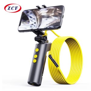 Cameras Dual Lens Camera WIFI Endoscope HD1080P 5.5MM 8MM Mini Inspection Borescope LEDs IP68 Waterproof Sanke for Android Phones Iphone