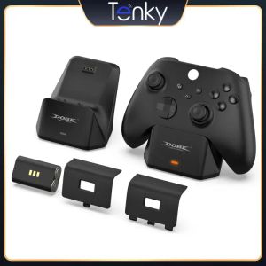 Carregador do controlador Chargers com bateria TYX0608 e 2 tampa de bateria incluiu adaptador de carregador para Xbox Series Xbox One/Xbox Series X/S