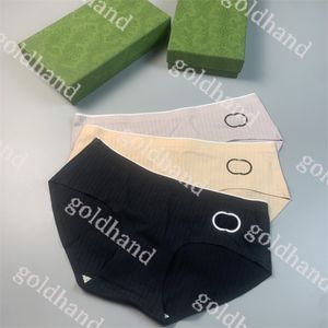 Pure Cotton Women Panties Designer Sexig Lace Panty Fashion Märke Tryckt underkläder med låda