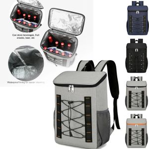 Bags Oxford Waterproof Picnic Thermal Bag Insulated Picnic Travel Cooler Lunch Backpack Waterproof Outdoor Picnics Hiking Fishing