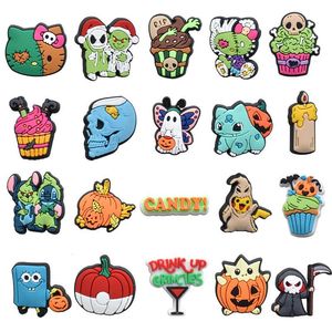 Anime charms halloween alf mördare grossist barndomsminnen roliga present tecknad charms sko tillbehör pvc dekoration spänne mjuka gummi clog charms