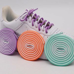 Części butów Weiou Oficjalny okrągły typ sznurka 5,5 mm rozjaśnij kolor poliestrowy trampka łańcucha łatwa lina unisex 120-180 cm Dorośli rozmiar hurtowy