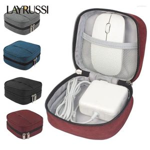 Storage Bags LAYRUSSI Travel Cable Bag Waterproof Digital Electronic Organizer Portable USB Data Line Charger Plug Case