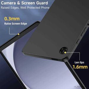 Tablet -PC -Hüllen Taschen für Galaxy Tab A9 S9 S8 S7 Plus Fe Tablet Hülle Slim Design Soft Silicon Protective Black Deckung für x110 x510 x210 x710