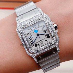 Diarfy działające automatyczne zegarki Carter Watch Womens Sandoz Series Precision Steel Inkrustat English W20060D6