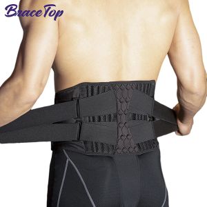 Kuddar Bracetop Sports midja Support Bälte Stark korsryggstöd Corset Belt Lumbal Trainer SweT Slim Belt Midje smärtlindring