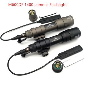 Scopes Tactical Taschenlampe M600DF 1400 Lumen SureFir Scout Light Hunting Softair Mount Waffenleuchte Sotac