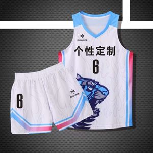 Maglie da basket Nuovo Jersey Print Set americano American Stretti Student Match Sports Team