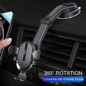 Handy montiert Halter des Autotelefons Gravity Dashboard Telefonhalter Telefonhalter Universal Support für iPhone 14 13 12 11 Samsung Y240423