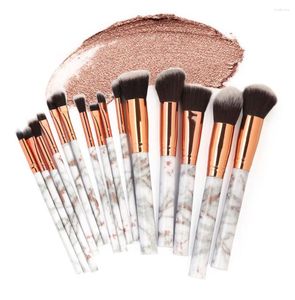 Makeup Brushes Brush Tool Set Concealer Multifunktionell 15st Eyeshadow Soft Fluffy for Cosmetics Foundation