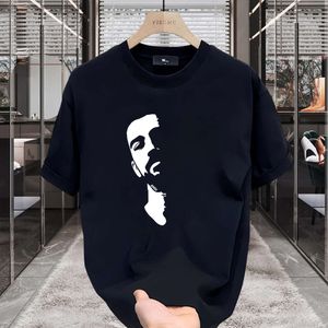 Designer Luxury Kanyes Classic American Pi Shuai Pure Cotton T-shirt Youth Men's and Women's Summer Instagram Fashion Brand Street Loose Short Sleeved Top