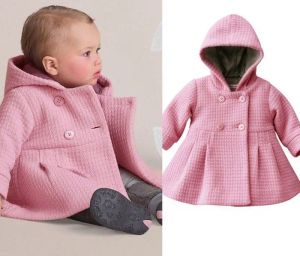 КОВЕРЫ PUDCOCO Girl Coat 6m3y 2019 Baby Girl Girl Trench Tranch Toar