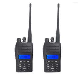 Walkie Talkie 2024. 2st/Lot Puxing PX-777 VHF136-174 eller UHF 400-470MHz Portable Tway Radio PX777 5W 1200mAh Batteri