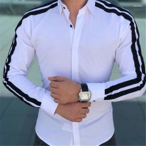 Herren Casual Shirts Business Suit Shirt formelle Trage Top