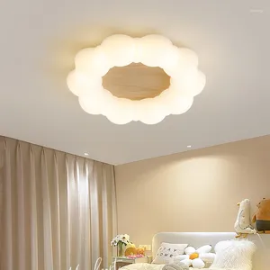 Chandeliers Nordic Lamps Log Style Bedroom Lamp Personalized Simple Household LED Ceiling Lights Creative Children's Room