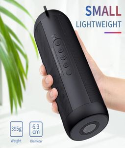 FM Radio Portable Bluetooth -динамик 360 ° Stereo Sound 10W водонепроницаемые беспроводные динамики IPX5 поддерживают SD -карту.