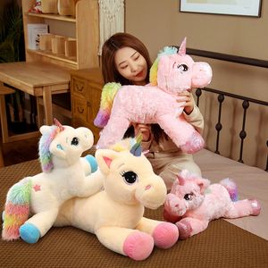 Celebrità internet a bordo bordo arcobaleno scoreggia bambola unicorno bambola in pelle guscio peluche giocattolo unicorno cuscino regalo regalo femmina femmina