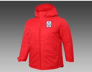 Herren Südkorea Down Winterjacke Langarm Clothing Mode Coat Outerwear Puffer Fußball Parkas Team Embleme Customized6748663