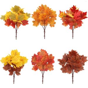 Decorative Flowers Artificial Branches Fake Autumn Shrubs Used For Thanksgiving Christmas And Festive Wreaths Decoration