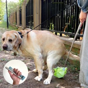 Sacchetti pieghevoli pooper scooper water cog dog dedicato per raccogliere escrementi che usciranno fuori dai servizi igienici per cani