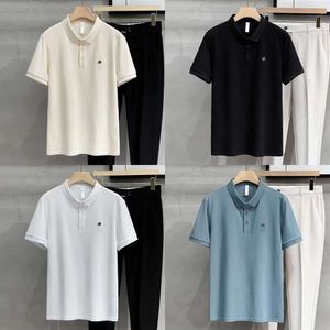 NOVA SERVIMENTO DE TREINAMENTO DE PRODUTOS MENINOS MENINOS Série de treinamento de mangas curtas Camisa polo de moda casual colarinho simples t-shirt top