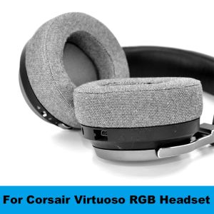 Słuchawki ochronne poduszka dopasowana do Corsair Virtuoso RGB Zestaw słuchawkowy Wymiana EARPADS KUBKI SKILKI