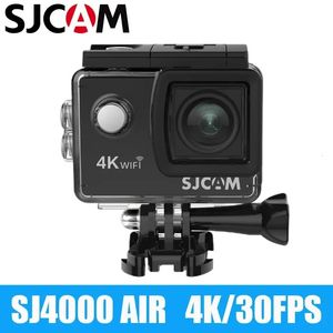 Sam SJ4000 Air Action Camera 4K 30PFS 1080P 4X ZOOM 24G WIFI Sport Video Cameras Motorcykelcykel Hjälm Vattentät kamera 240407