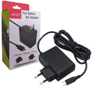 Accessories EU Plug Wall Travel Home Charge 5V 2.6A AC Adapter Charger For Nintend Switch NS Game Console USB Type C Power Supply Charging