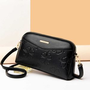 Bag Damenschale modische Handheld Elegante Mutter minimalistische weiche Lederkreuzbody