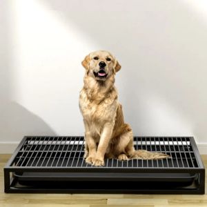 箱犬のトイレステンレス鋼犬のごみ箱ボックス洗える大きな犬用トレーニング屋内大型犬ごみボックスペットクリーニングツール