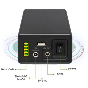 Маршрутизаторы Power Bank Mini UPS для Wi -Fi, Router, Modem, 36W DC 5V 12V 24V Outptu