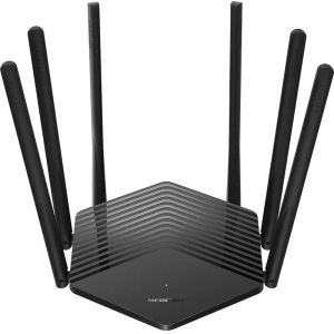Routers Mercury D191G Gigabit Port Router 1900M Wireless Household 5G Dual Frequency Fiber Broadband WiFi Wall