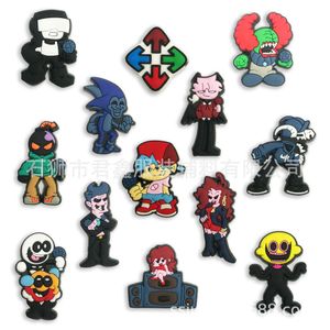 19colors boy game Anime charms wholesale childhood memories funny gift cartoon charms shoe accessories pvc decoration buckle soft rubber clog charms